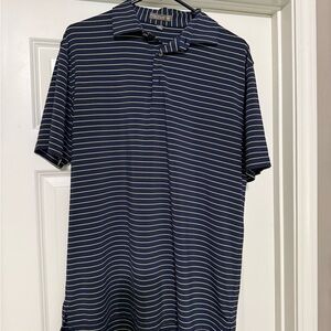 Peter Millar M Navy/Yellow Striped Men's